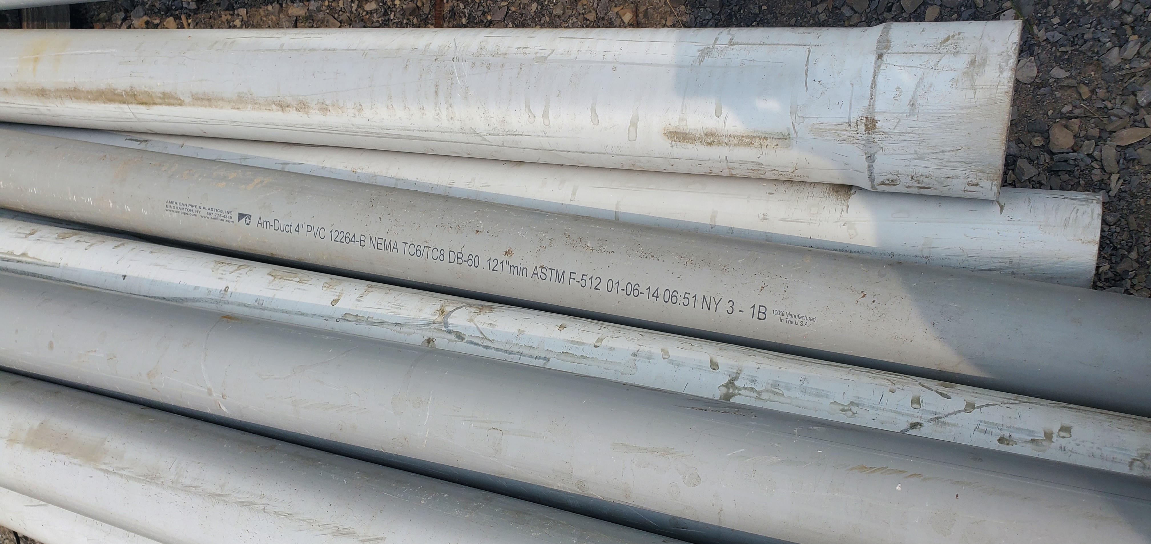 CONDUIT, RGD PVC SCH 40 4INx20FT L